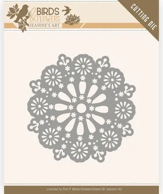 Produktbild von Stanzschablone - Jeanines Art - Birds and Flowers - Gänseblümchen Kreis