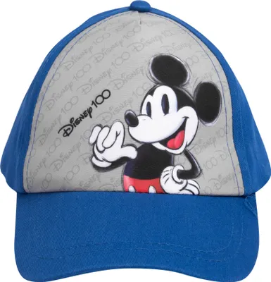 Produktbild von Disney Mickey Mouse Kappe für Jungen - Kinder Cap Basecap Baseballkappe verstellbar Blau/Grau