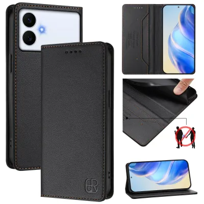 Immagine prodotto di Custodia in pelle per Samsung Galaxy S26 Edge, flip case con slot per carte, portafoglio e supporto Nero