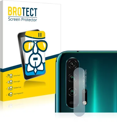 Produktbild von BROTECT Schutzglas für Honor 20 Pro (NUR Kameraschutz) Schutzfolie Panzer Folie Glas Display Schutz klar