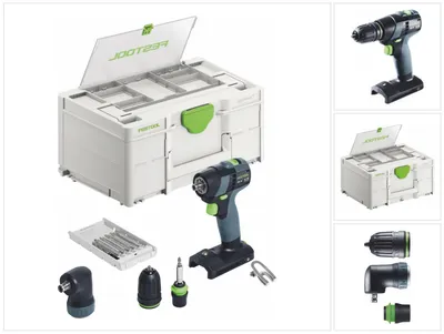 Productafbeelding van Festool TXS 18-basisset accuboormachine 18 V 40 Nm borstelloos ( 577335 ) + Systainer - zonder accu, zonder oplader