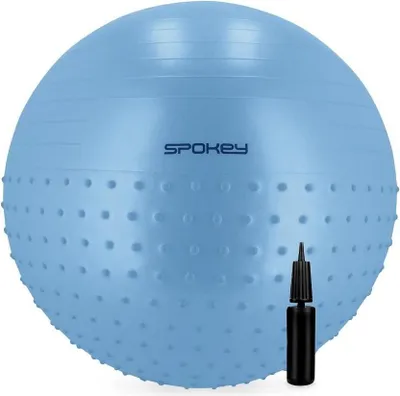 Obrázek produktu pro Spokey Half Fit 2v1 Masážní gymnastický míč, 65 cm, modrý