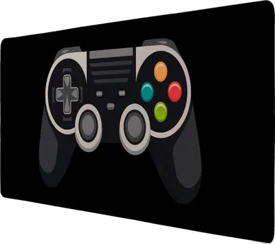 Produktbild von Videospiel-Controller Schreibtischunterlage 69x31cm XXL Mauspad - Gaming Zubehör