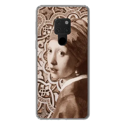Produktbild von MuchoWow® Handyhülle Schutzhülle Hülle für Huawei P40 Lite Das Mädchen mit dem Perlenohrring - Vermeer - Schnittmuster Silikon Softcase Handy Hülle - Handy