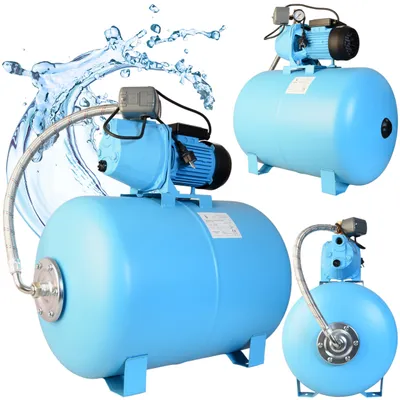 Zdjęcie produktu dla HYDROFOR DO WODY 100L Pompa Hydroforowa JET 100S (1100W, 3600l/h, 5bar) + Zbiornik 100 L ZESTAW HYDROFOROWY