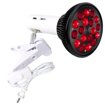 Produktbild von 54W Rotlichttherapielampe mit 18 LEDs – 660 nm Rot & 850 nm Nahinfrarot, verstellbarer Fuß für Gesicht & Körper