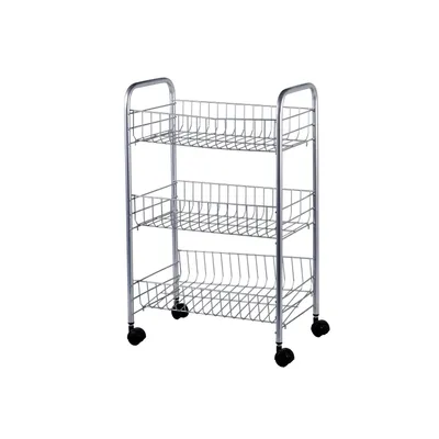 Zdjęcie produktu dla Wózek uniwersalny METALTEX Lugano 3 kosze 41x26x64cm