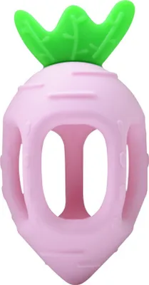 Obrázek produktu pro Kousací kroužek pro děti ředkvička růžová
