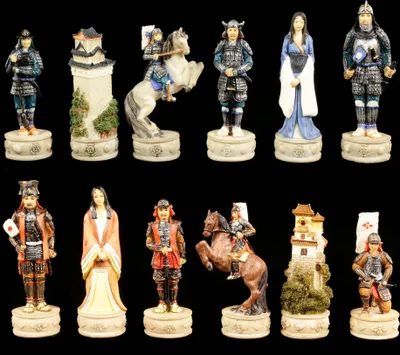 Produktbild von Schachfiguren Set - Samurai Krieger - Veronese