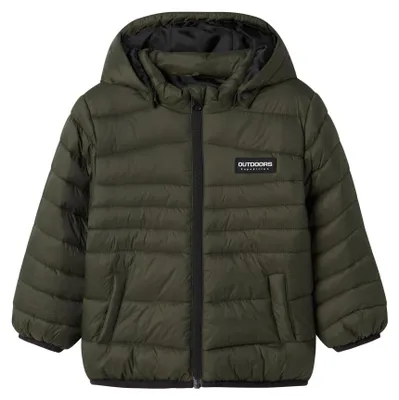 Obrázok produktu pre NAME IT Zateplená bunda s kapucňou a prednými vreckami Veľkosť: