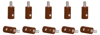 Produktbild von Viessmann Querlochstecker,braun