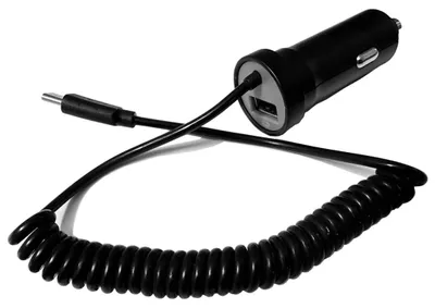 USB-C Autolader 3,7 W, 2,1 A, Schnellladung, Ladeanzeige