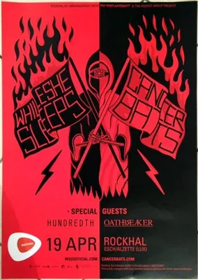 Immagine prodotto di While She Sleeps - Cancer Bats - Locandina/Poster - 40x60 cm