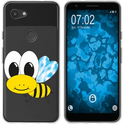 Produktbild von PhoneNatic Case kompatibel mit Google Pixel 3a XL Silikon-Hülle Cutiemals M1