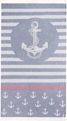 Produktbild von 440s Pareo Strand-Tuch Anker Blau
