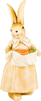 Immagine prodotto di Clayre & Eef figura decorativa coniglio 26 cm plastica marrone