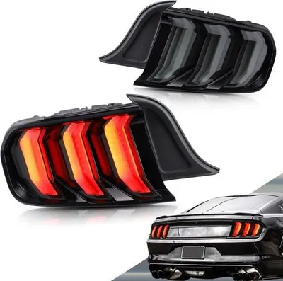 Produktbild von Voll LED Rückleuchten passend für Ford Mustang 2015 - 2020 Smoke in OLED Technik smoke
