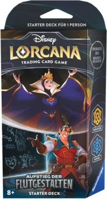 Produktbild von Disney Lorcana: Aufstieg der Flutgestalten - Starter Deck Bernstein und Saphir (Deutsch)