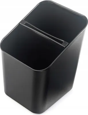 Zdjęcie produktu dla KADAX Ociekacz Na sztućce Organizer Pojemnik Kuchenny Plastikowy Czarny
