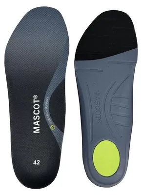 Produktbild von MASCOT® Einlegesohlen, geringe Fußgewölbestütze Einlegesohlen , schwarz, Größe 52  | Packung (1 Paar)