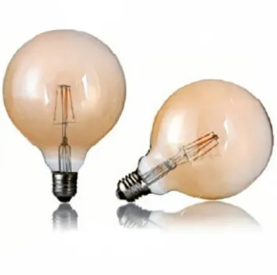 Produktbild von Hellum LED Lampe Birne Leuchte Filament E27 3W gold Retro warmweiß dimmbar Deko