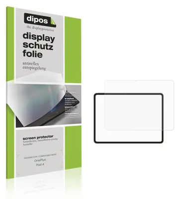 Produktbild von 2x Schutzfolie für OnePlus Pad 4 matt Displayschutzfolie Folie Display Schutz dipos