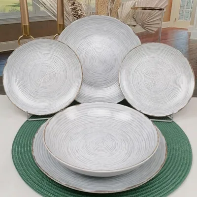 Image de LUBIANA KERAJET 9015 Service de table 18 pièces, 6 personnes, gris