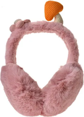 Produktbild von Clayre & Eef Ohrenschützer für Mädchen Rosa Plüsch Pilze