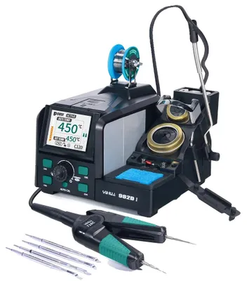 Obrázek produktu pro Přesná pájecí stanice, automatická kalibrace, uživatelsky přívětivý displej, 982D-I 02, 220–240 V, EU