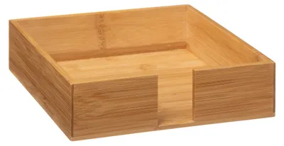 Obrázok produktu pre Bambusový držiak na obrúsky, 20 x 20 cm, držiak na obrúsky - 5five Simple Smart