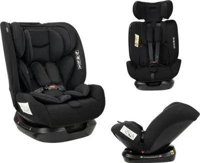 Produktbild von Novi Tobias i-Size Kindersitz (R129) – ab Geburt bis 150 cm – Gurtbefestigung – vorwärts & rückwärtsgerichtet - Schwarz