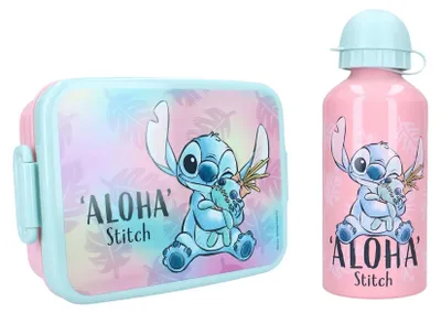 Produktbild von Lilo & Stitch Lunch-Set; Brotdose und Trinkflasche