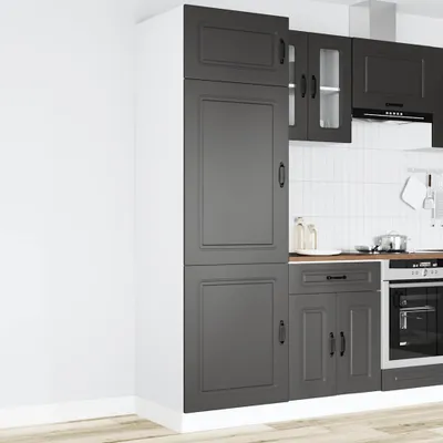 Produktbild von Hochwertig Küchenschrank Kalmar Schwarz Holzwerkstoff 853628