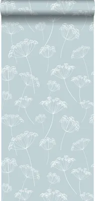 Immagine prodotto di Walls4You Carta da parati a motivi floreali blu cielo - 935321 - 0,53 x 10,05 m