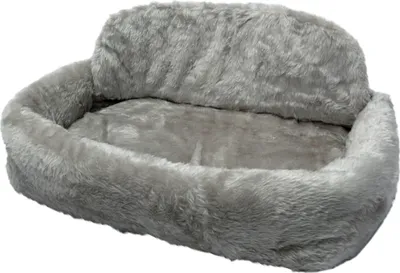 Produktbild von Silvio Design Hunde Tiersofa de Luxe mit Kissen Gr. 1 grau Hundebett Tierbett Tierkissen