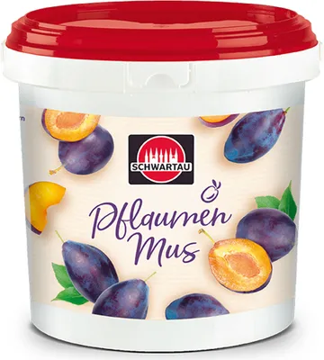 Produktbild von Schwartau Eimer Konfitüre Plaumenmus Aufstrich im Gastro Pack 2900g