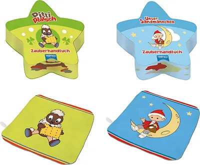 Produktbild von Zauberhandtücher Unser Sandmännchen und - sein Freunde Pittiplatsch