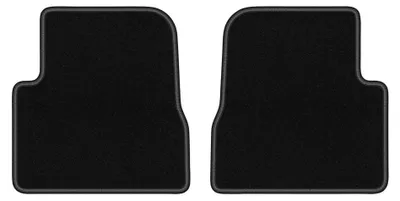Produktbild von Velours-Fußmatten Hinten für Peugeot 2008 II 2019- (Schrägheck) – 2-tlg, Schwarz, passgenau – Wielganizator LUX