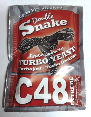Produktbild von Hefe für Maische - Double Snake C48, Turbo Hefe, Turbohefe