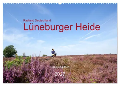 Produktbild von Radland Deutschland - Lüneburger Heide (Wandkalender 2027 DIN A2 quer), CALVENDO Monatskalender