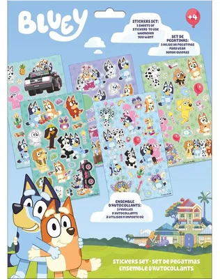 Obrázek produktu pro Sada samolepek Bluey - KIDS LICENSING - (Zboží / Různé produkty)