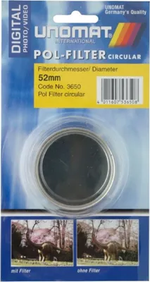 Produktbild von Polarisations-Filter 52mm Silber