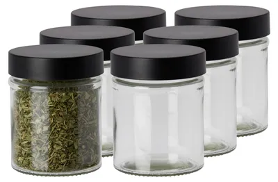 Produktbild von Excellent Houseware Gewurzglaser - 6x Stuck - 300 ml - Glas