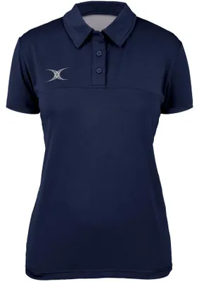 Productafbeelding van Gilbert damespoloshirt, sportmodel, donkerblauw, rugby, comfortabel