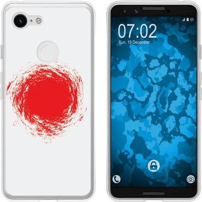 Produktbild von PhoneNatic Case kompatibel mit Google Pixel 3 Silikon-Hülle WM Japan M7