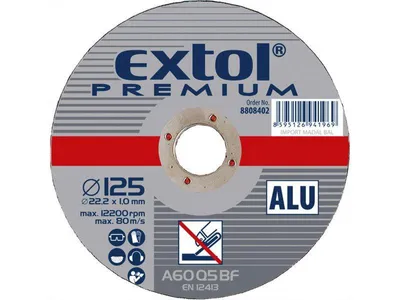 Produktbild von Aluminium Trennscheibe Extol Premium (8808402) Aluminium Trennscheibe, 125x1,0x22,2mm