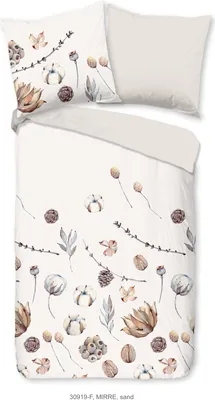 Zdjęcie produktu dla Muller Textiles 30919.02.13, Koc do nakrycia w zestawie, Poszewka na poduszkę dołączona