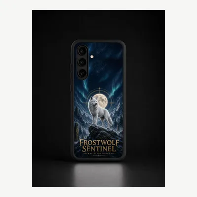 Zdjęcie produktu dla Etui do telefonu Samsung S24 Plus, pokrowiec ochronny z motywem Frostwolf – LUNØIR ©