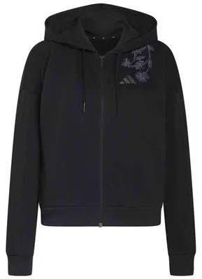 Immagine prodotto di Felpa Adidas Essentials con tre strisce, in French Terry, con zip frontale, da donna