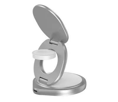 Produktbild von Silver Monkey MagCharger 3in1 faltbare Reiseladestation W